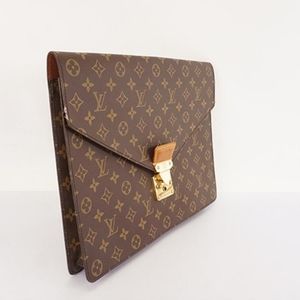 Authentic Clutch Porte Documan Senator M53335 Monogram Messenger Bag